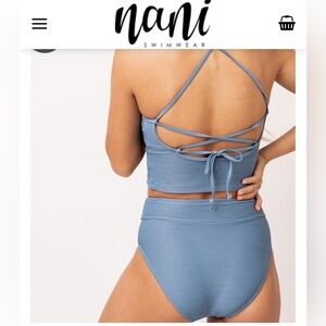 Nani swim bikini size large NWT